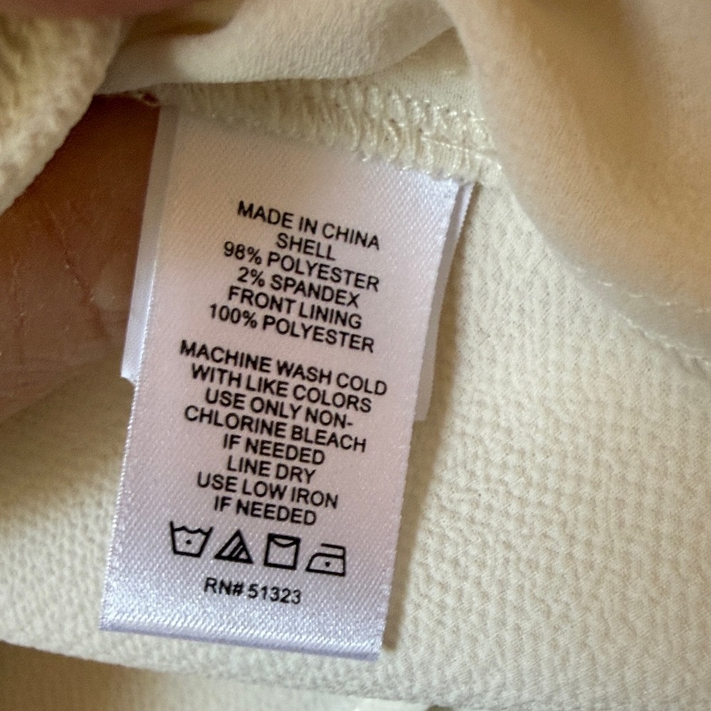 CeCe Cream Ruffle Neck Blouse - Picture 5 of 6